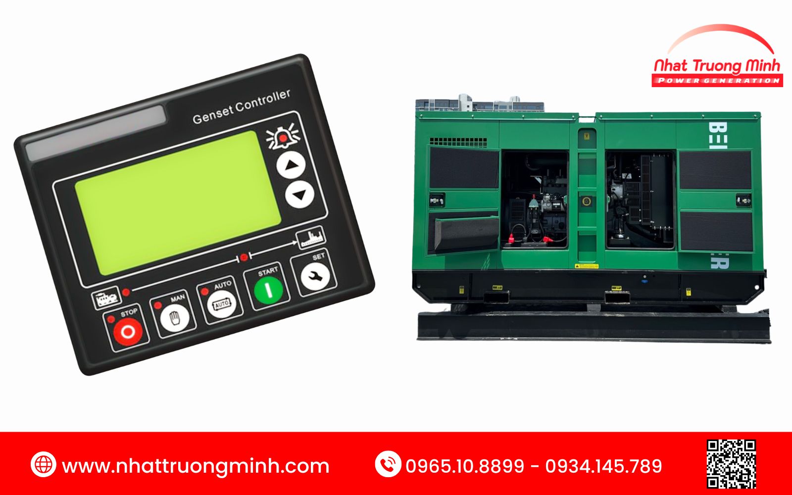 Cách vận hành máy phát điện ở chế độ bằng tay