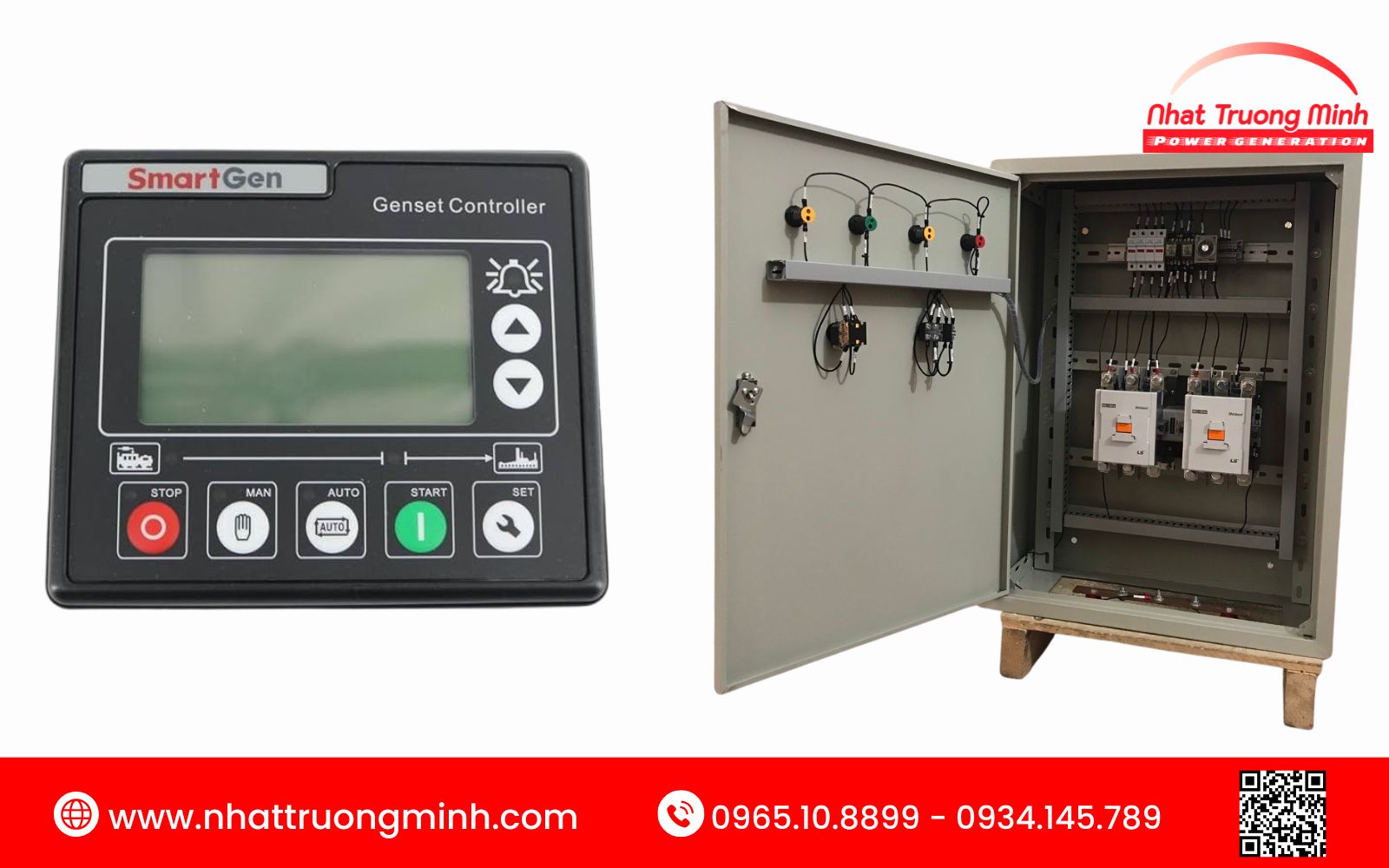 Hướng dẫn vận hành máy phát điện ở chế độ tự động (kết hợp với tủ ATS)