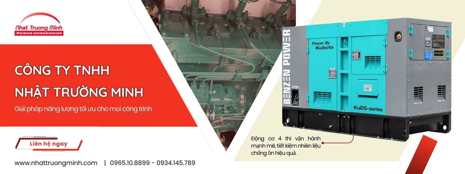 Liên hệ tư vấn đặt mua máy phát điện Kubota 10kVA chính hãng tại Nhật Trường Minh