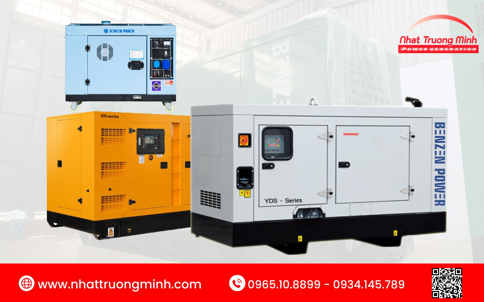 Top các loại máy phat điện công nghiệp