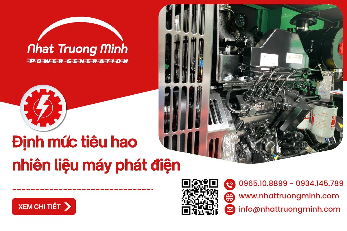 Định mức tiêu hao nhiên liệu máy phát điện