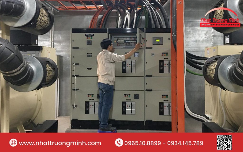 Kiểm tra sự đồng pha với hệ thống lưới của hòa đồng bộ máy phát điện