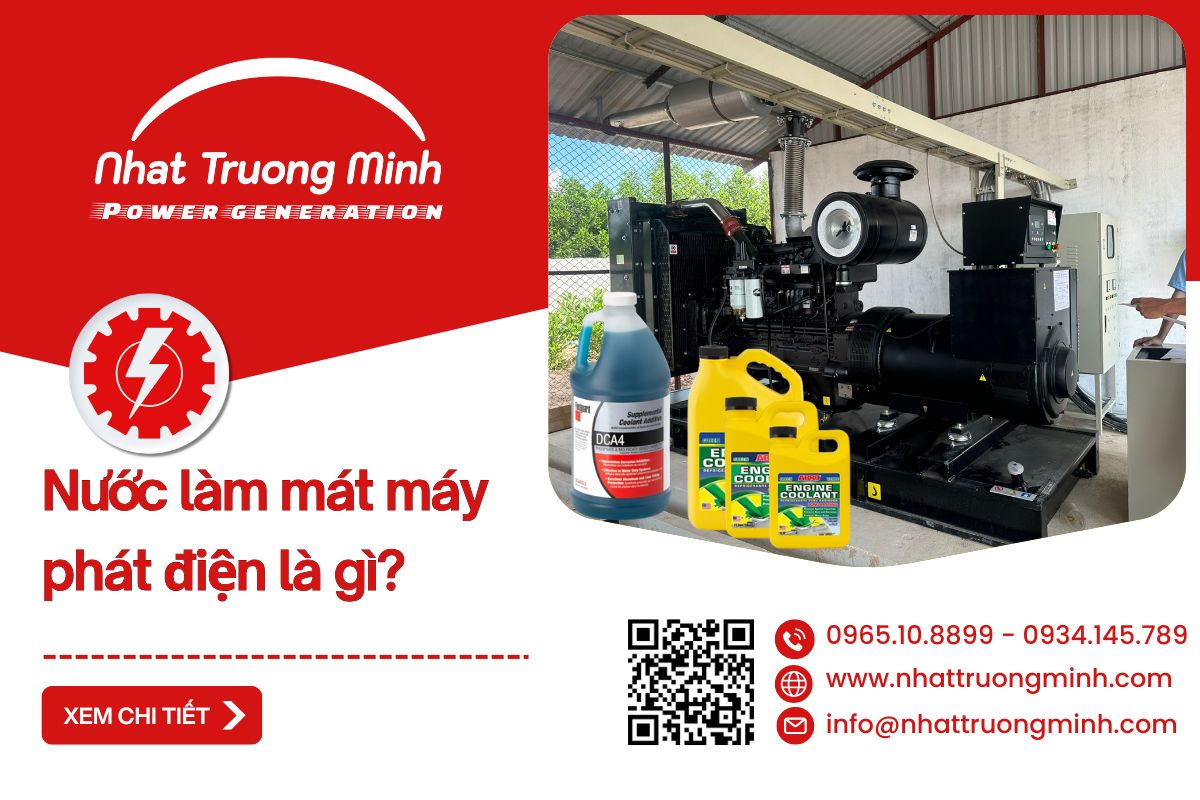Nước làm mát máy phát điện