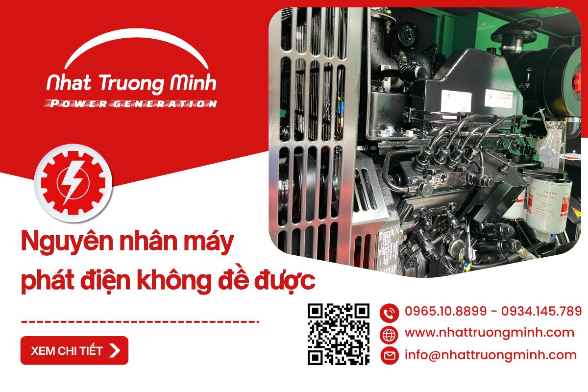 Máy phát điện không đề được