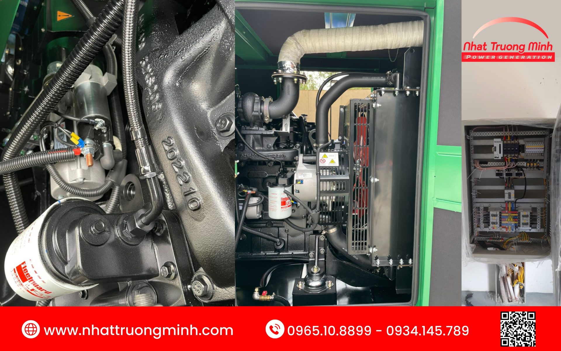 Vệ sinh động cơ và tiến hành kiểm tra tổng thể hệ thống máy phát điện theo cấp C