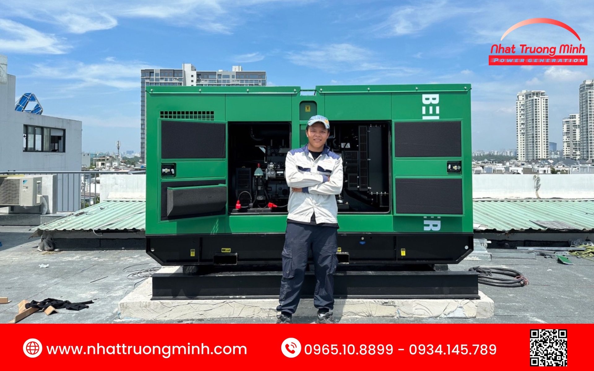 Bảo trì bảo dưỡng các bộ phận chính máy phát điện