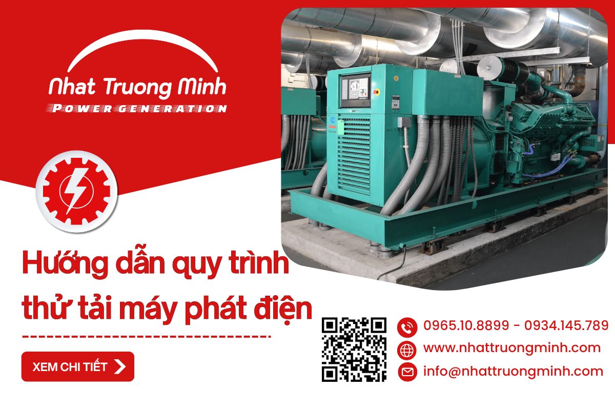 Quy trình thử tải máy phát điện