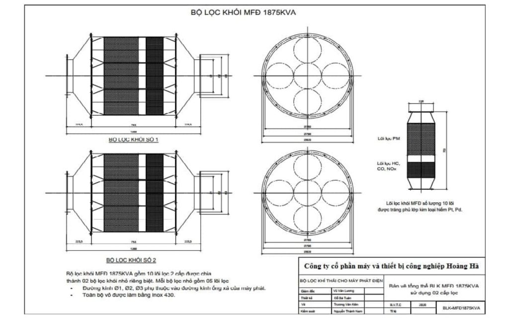 Xử lý khí thải nhà máy bằng phương pháp lọc khói