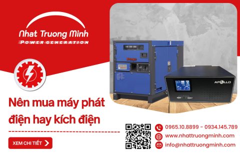 Nên Chọn Mua Máy Phát Điện Hay Máy Kích Điện?