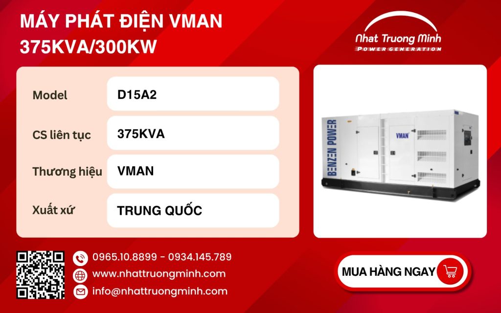 Máy phát điện VMAN 375kVA
