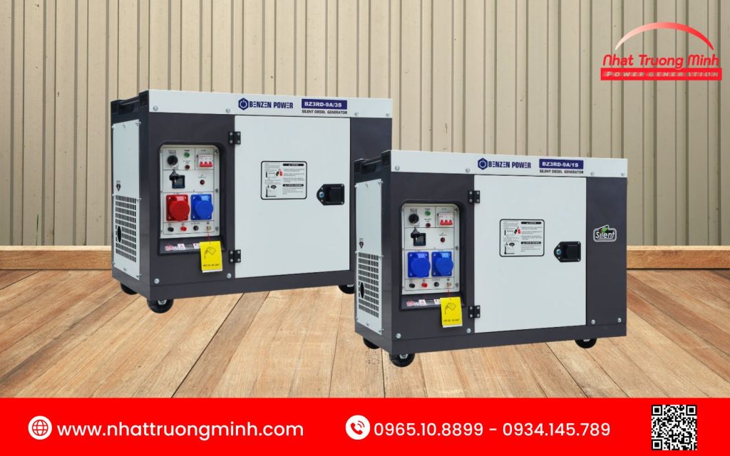 Máy phát điện 8kW chạy được cho những thiết bị nào?
