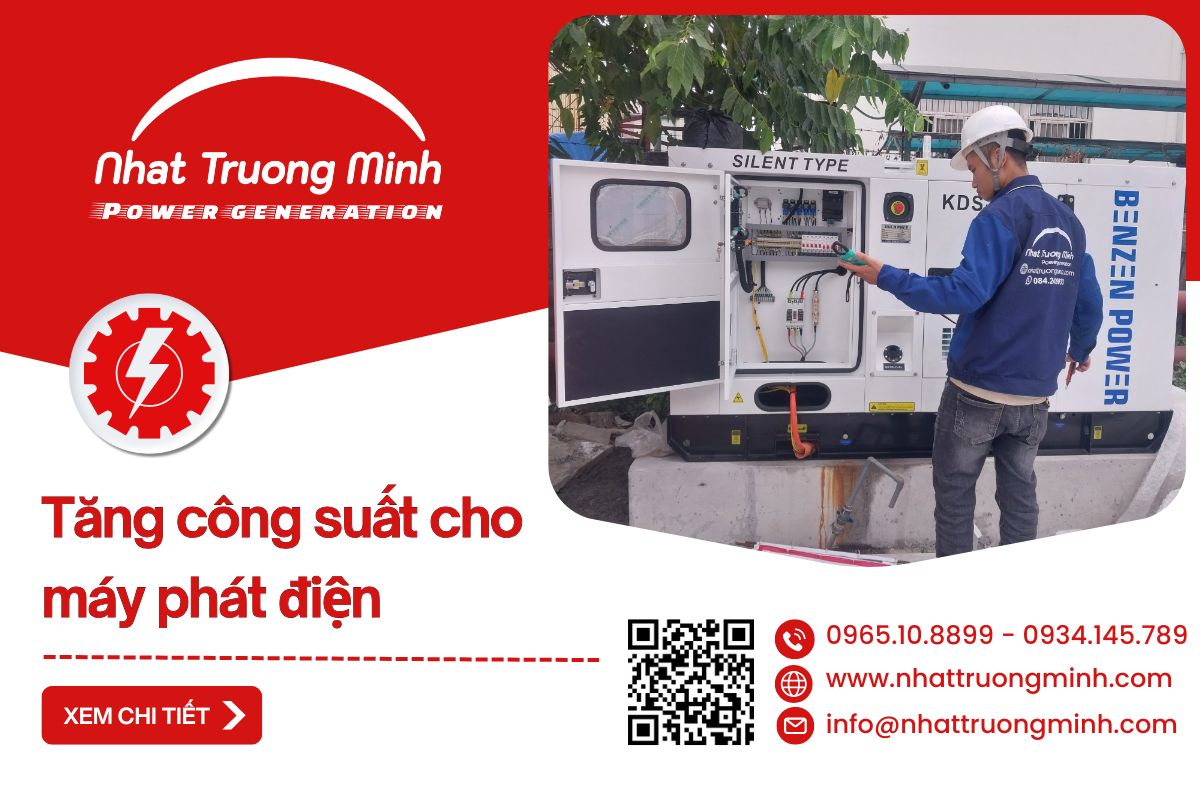 Cách nâng cao hiệu suất cho máy phát điện hiệu quả