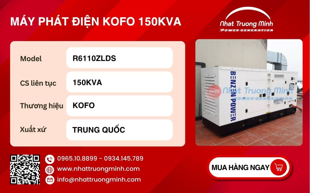 Máy phát điện Kofo 150kVA