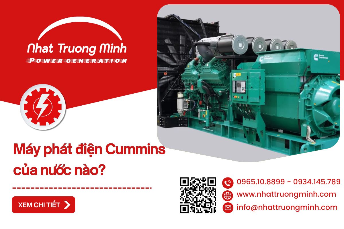 Thumbnail Máy phát điện Cummins của nước nào?