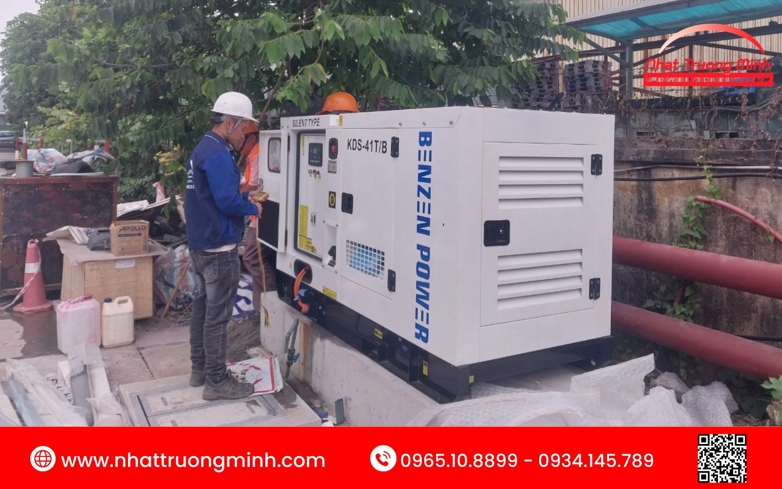 Nên lắp đặt máy phát điện ở vị trí cao, thông thoáng, hạn chế ngập nước và côn trùng