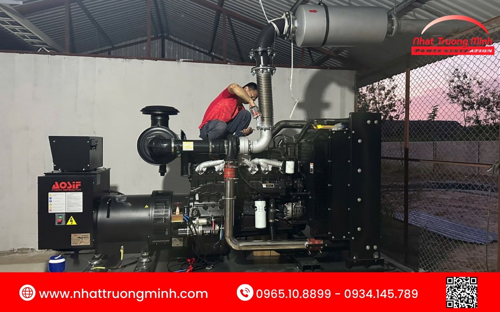 Mẹo xử lý máy phát điện bị nước vào là ngắt mạch, loại bỏ nước, vệ sinh linh kiện, kiểm tra dầu...