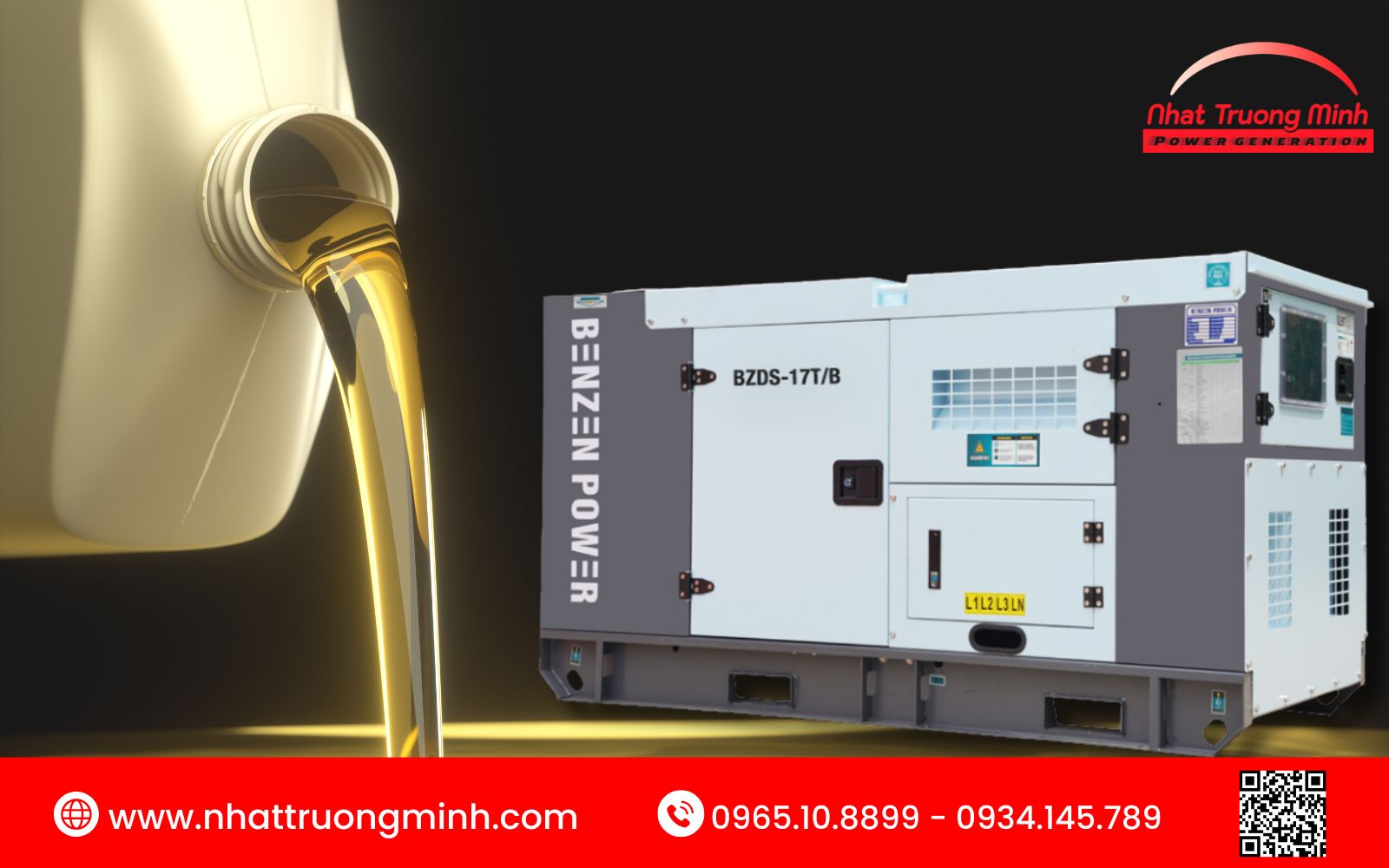 Cách xử lý máy phát điện ra khói đen: Kiểm tra và xử lý nhiên liệu