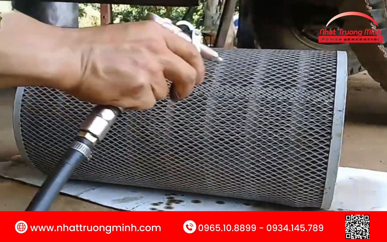 Vệ sinh bộ lọc gió, đường ống dẫn khí