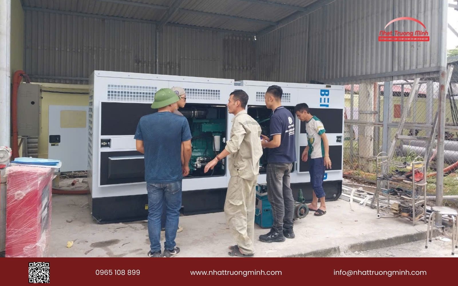 Lắp đặt máy phát điện Benzen Power 250kVA phục vụ cho khu công nghiệp tại Bắc Ninh