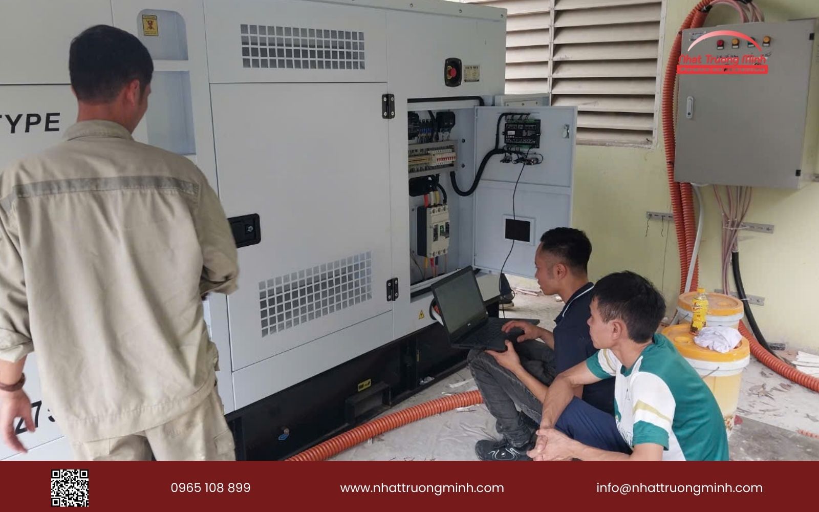 Lắp đặt máy phát điện Benzen Power 250kVA phục vụ cho khu công nghiệp tại Bắc Ninh