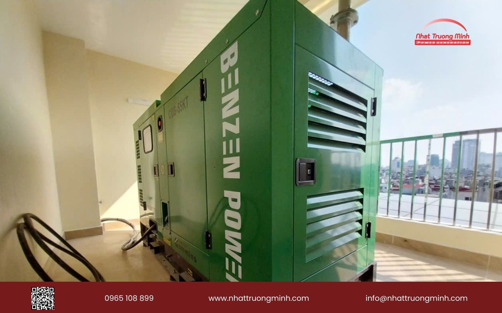 Lắp đặt máy phát điện Cummins 50kVA tại Ba Đình