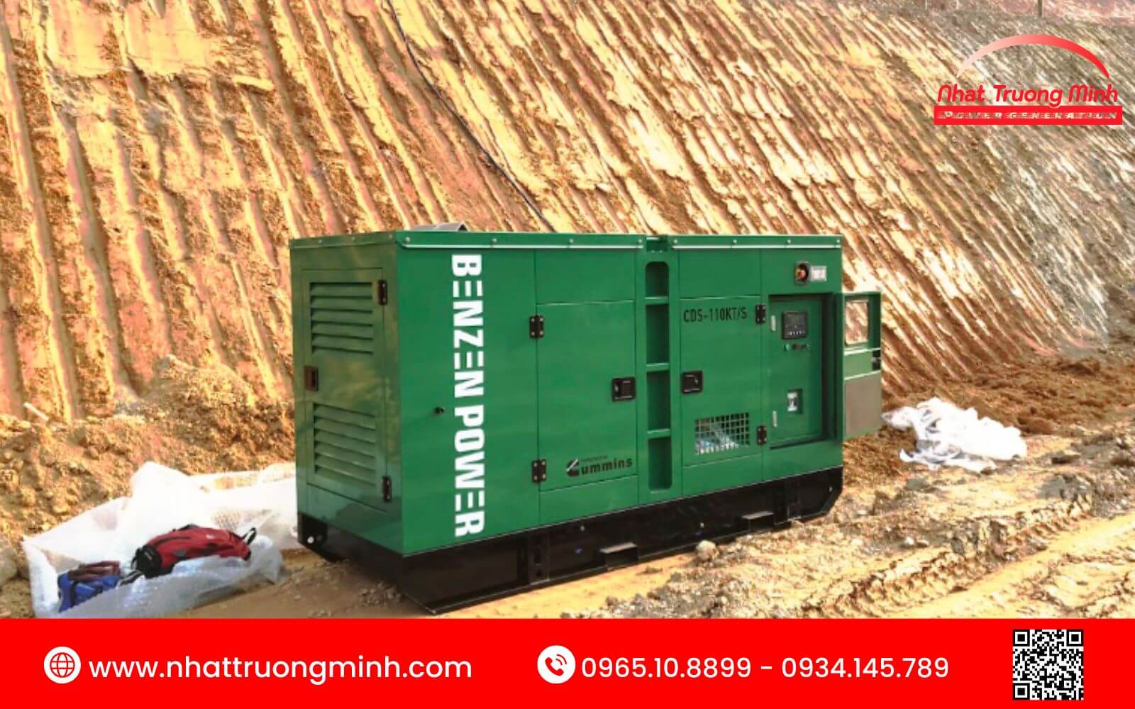Máy phát điện Cummins dùng cho nhà máy sản xuất