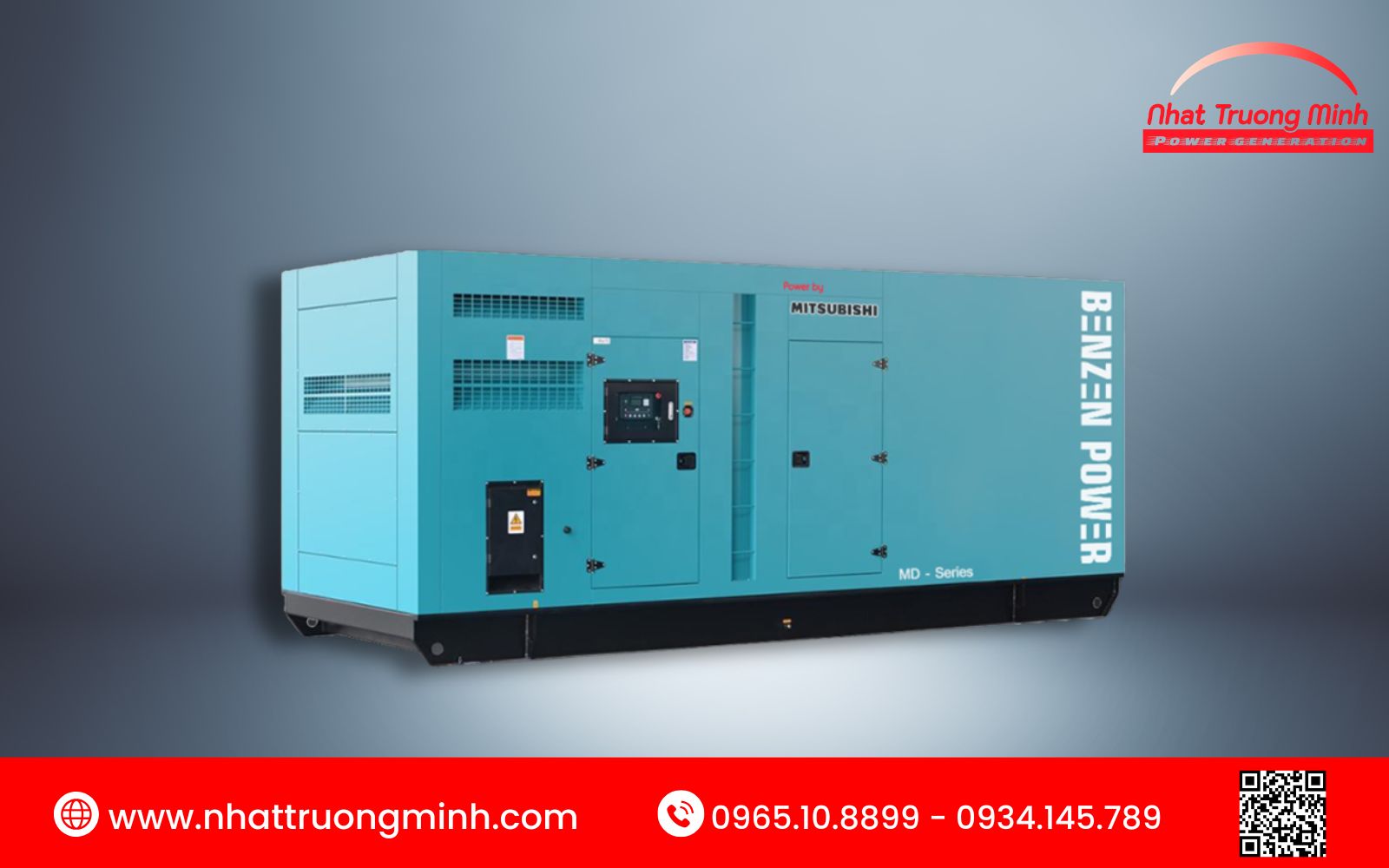 Máy phát điện Mitsubishi dùng cho sản xuất