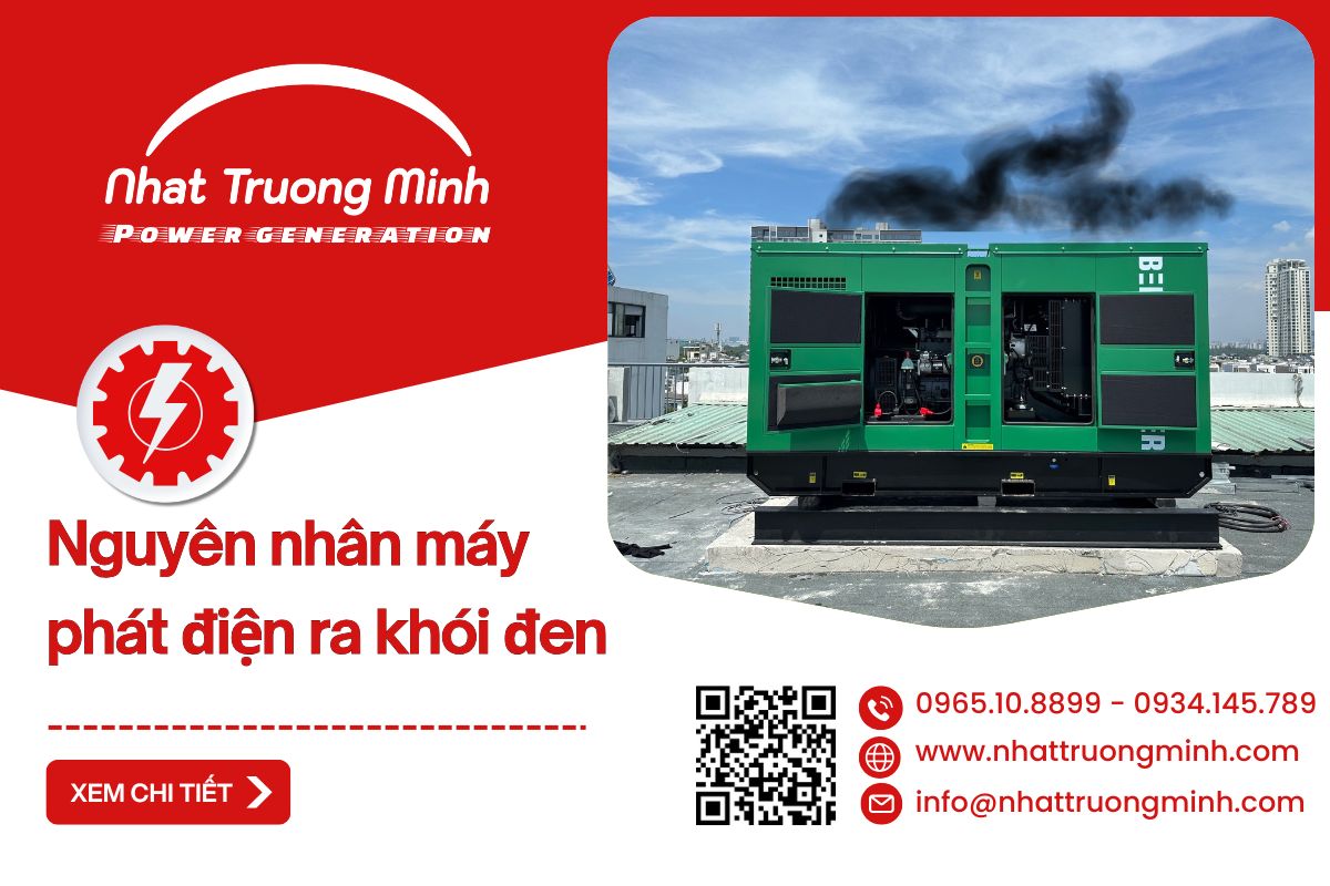 Máy phát điện ra khói đen
