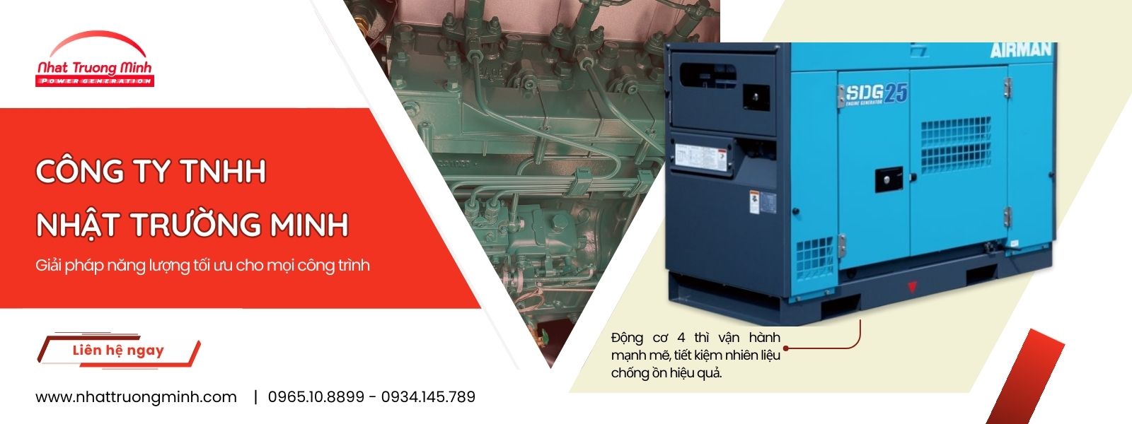 Nhật Trường Minh - Công ty cung cấp máy phát điện Nhật Bản nhập khẩu chính hãng