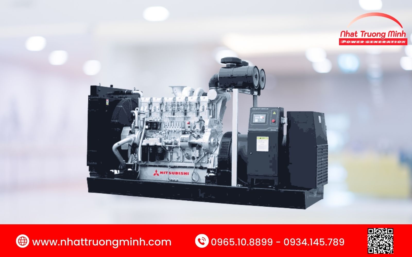 Máy phát điện Mitsubishi Nhật Bản nổi bật với độ bền, vận hành êm ái và tiết kiệm nhiên liệu