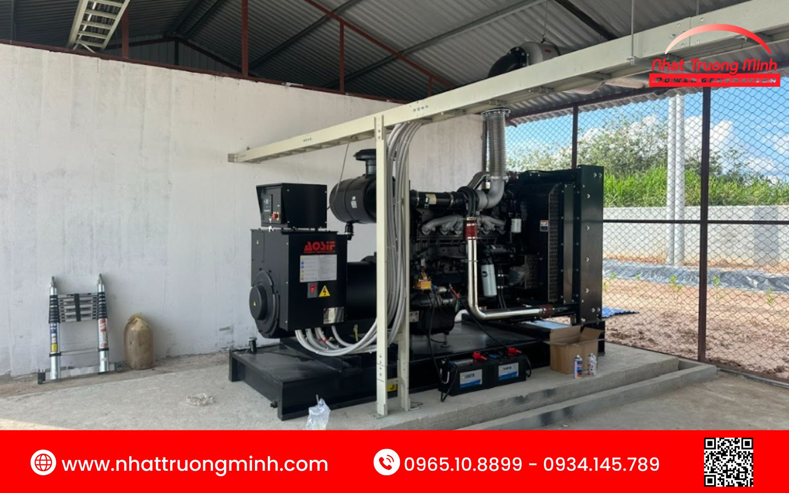 Phướng án nào cho việc lắp đặt máy phát điện cho nhà máy