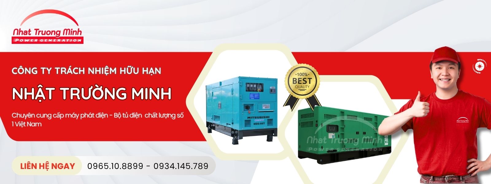 Đặt mua máy phát điện cho ngân hàng chính hãng tại Nhật Trường Minh