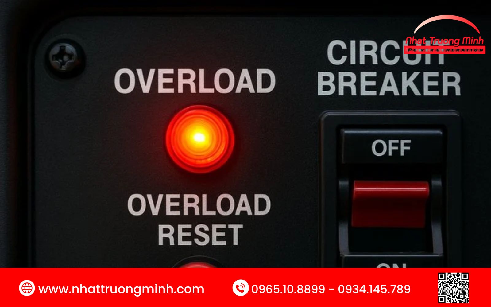 Quá tải máy phát điện là nguyên nhân gây ra lỗi bộ điều chỉnh điện áp AVR