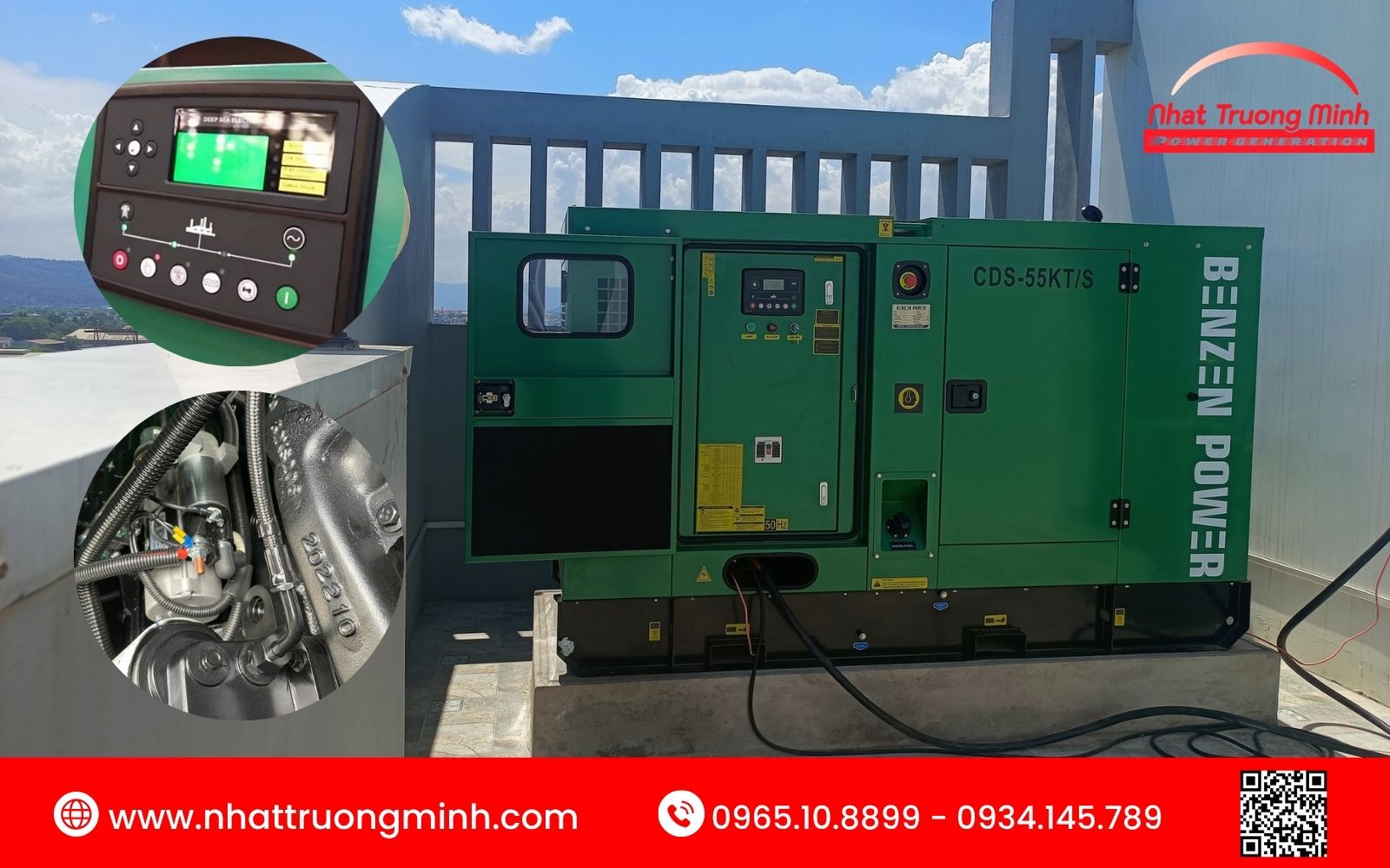 Lưu ý khi máy phát điện báo lỗi trên màn hình