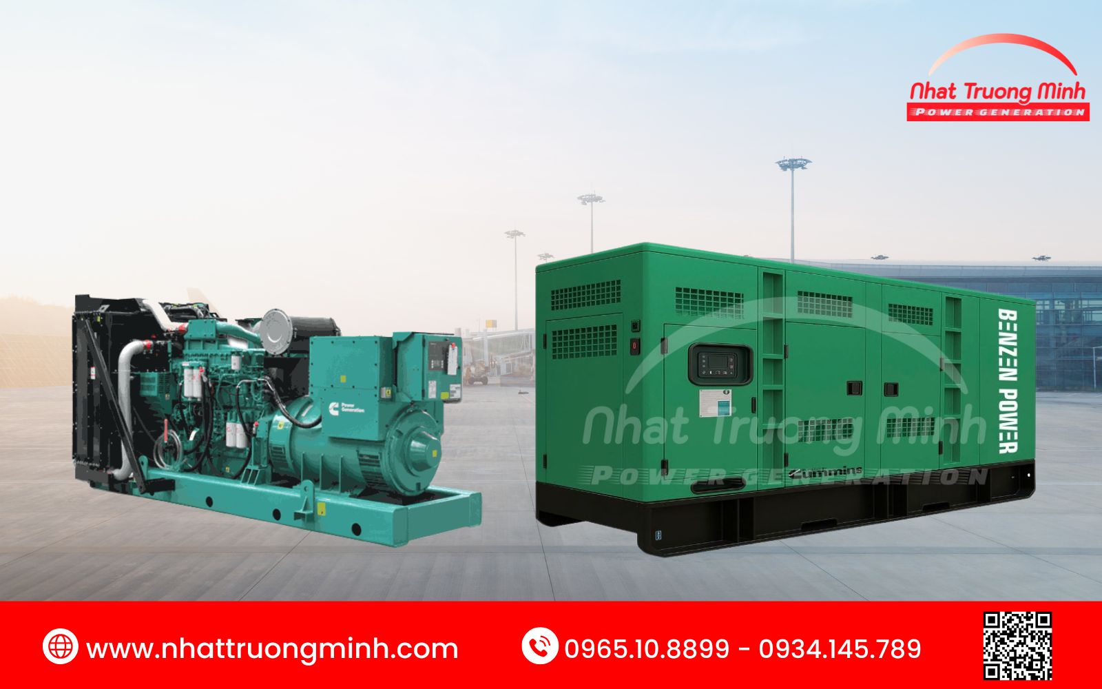 Tổng quan về dòng máy phát điện 3 pha cho sân bay thương hiệu Cummins