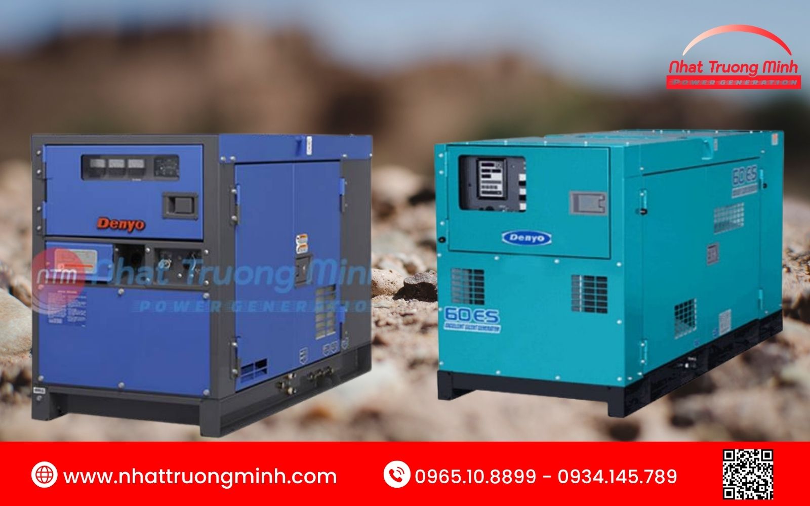 Thương hiệu máy phát chạy dầu diesel Denyo