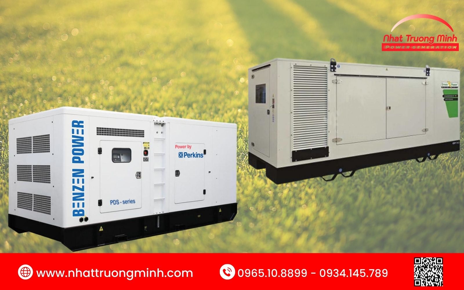 Máy phát điện Perkins chạy dầu diesel
