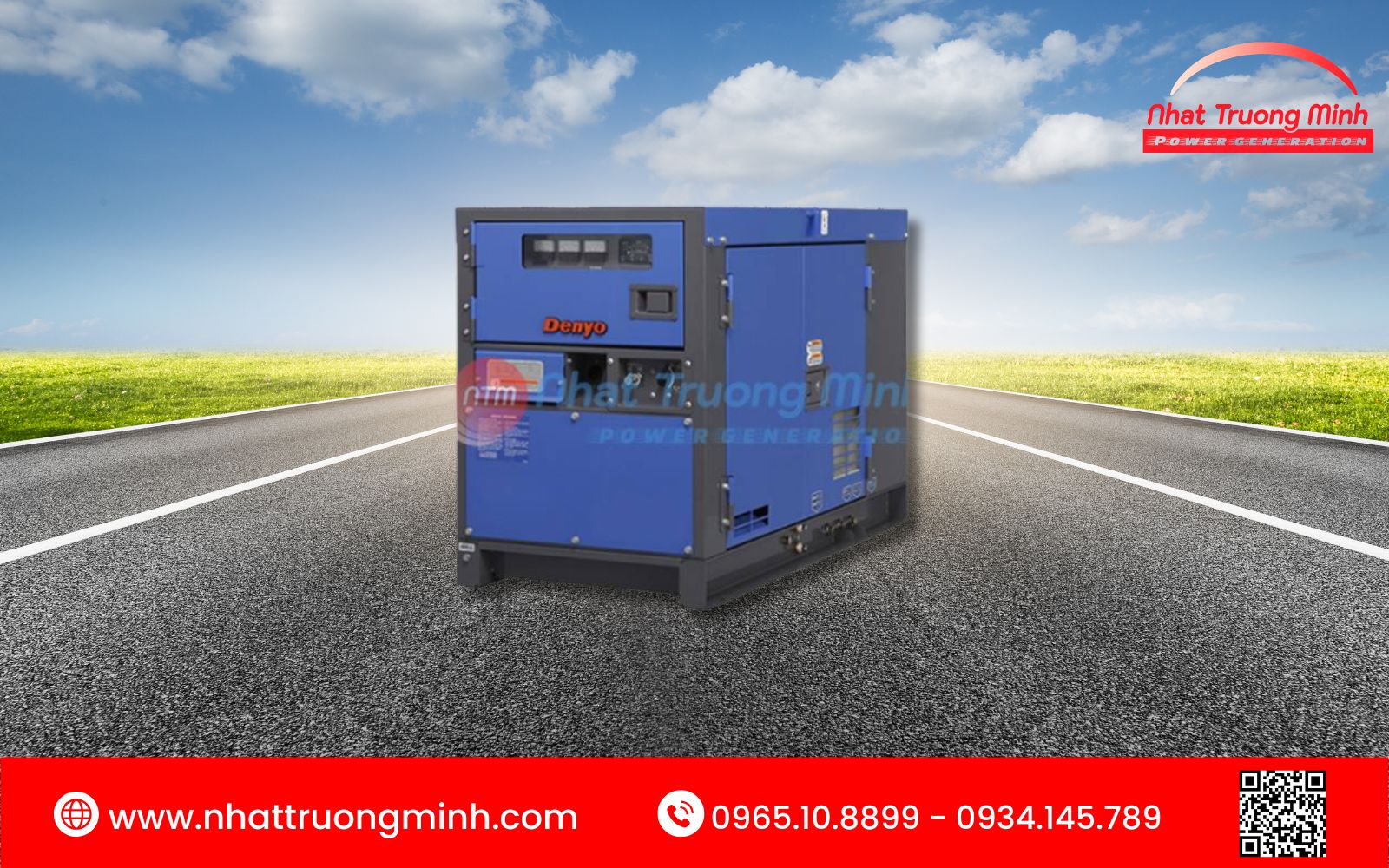 Denyo - Thương hiệu máy phát điện mini cho gia đình 5.5kA, độ ồn thấp, bền