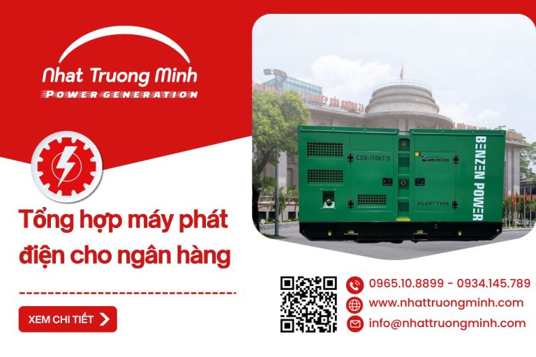 Máy phát điện cho ngân hàng