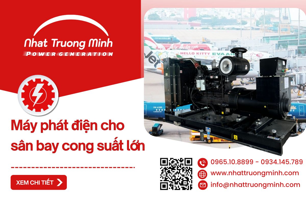 Máy phát điện cho sân bay