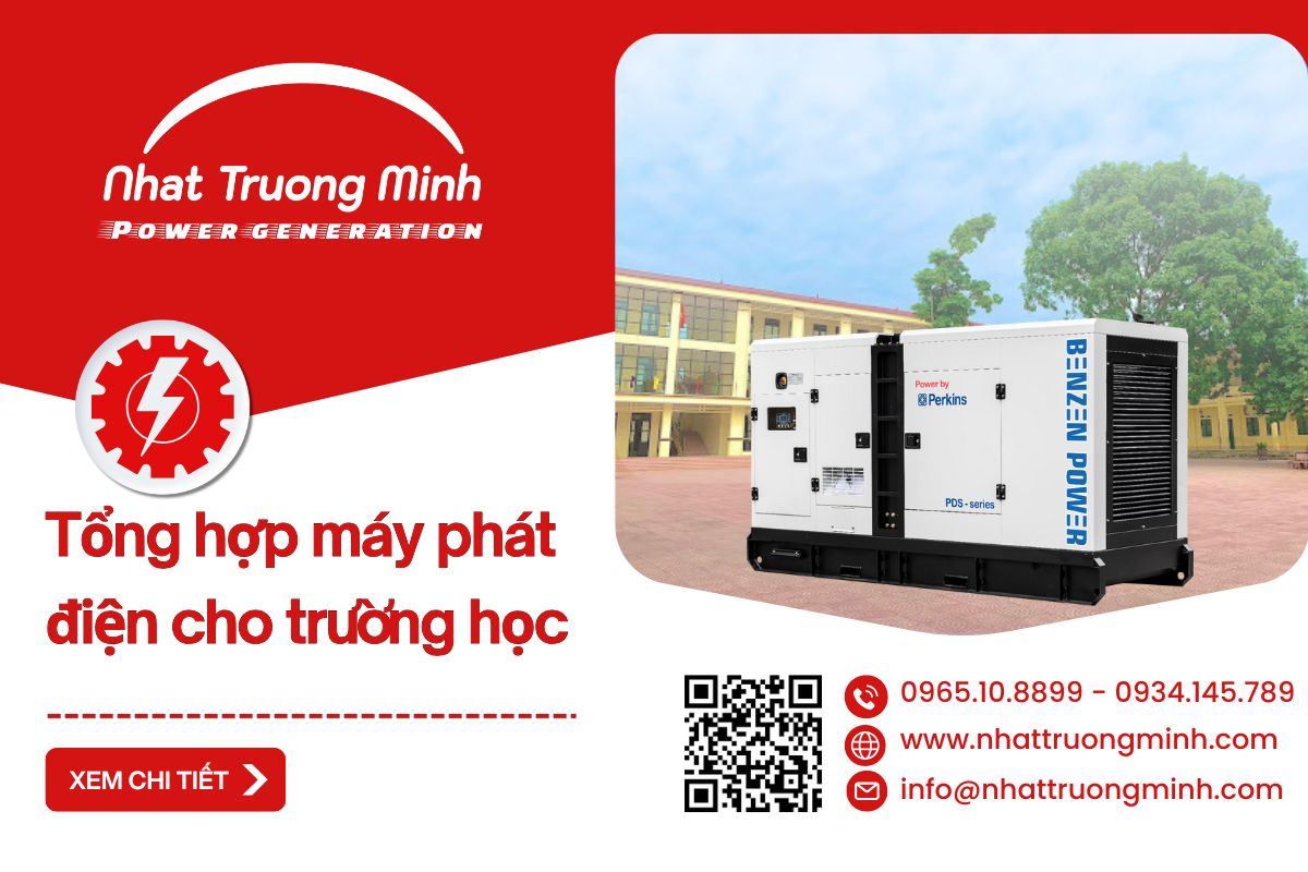 Máy phát điện cho trường học