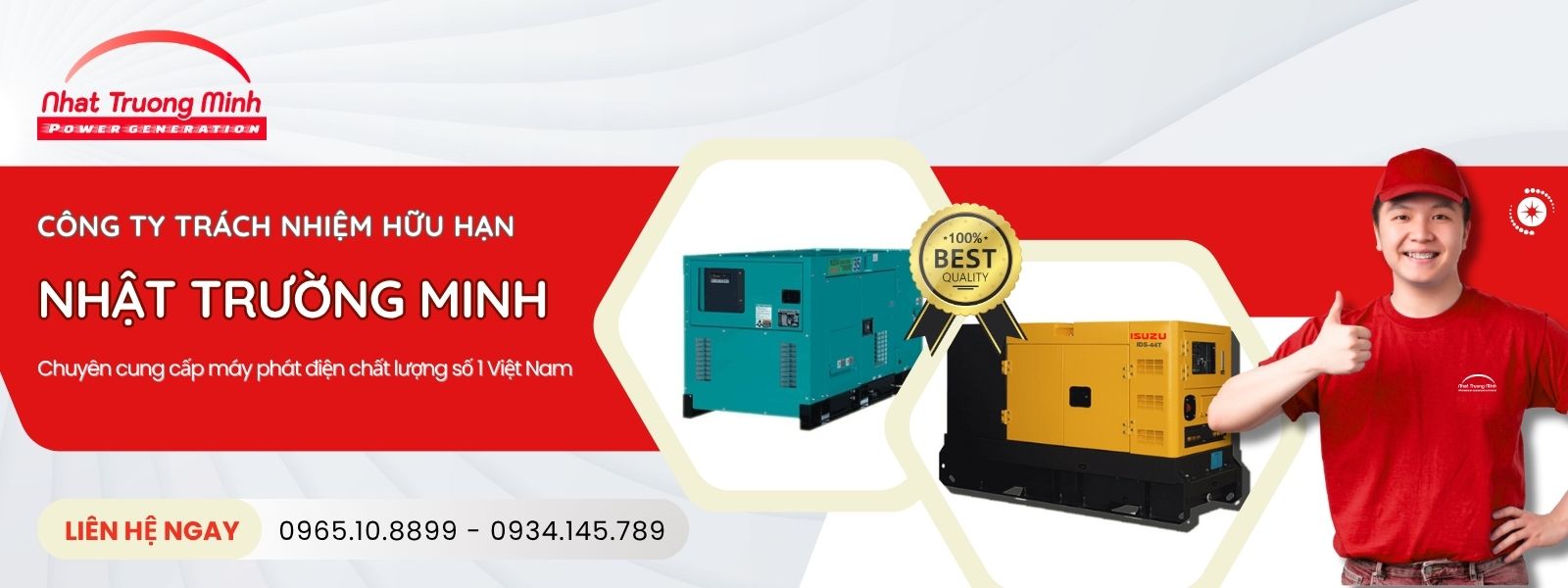 Mua máy phát điện cho quán karaoke chạy dầu diesel chính hãng tại Nhật Trường Minh