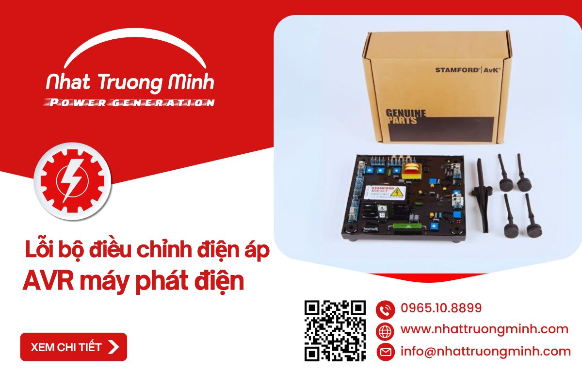 Nguyên nhân gây lỗi bộ điều chỉnh điện áp AVR và cách khắc phục