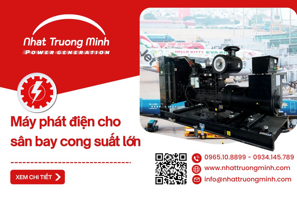 Máy phát điện cho sân bay