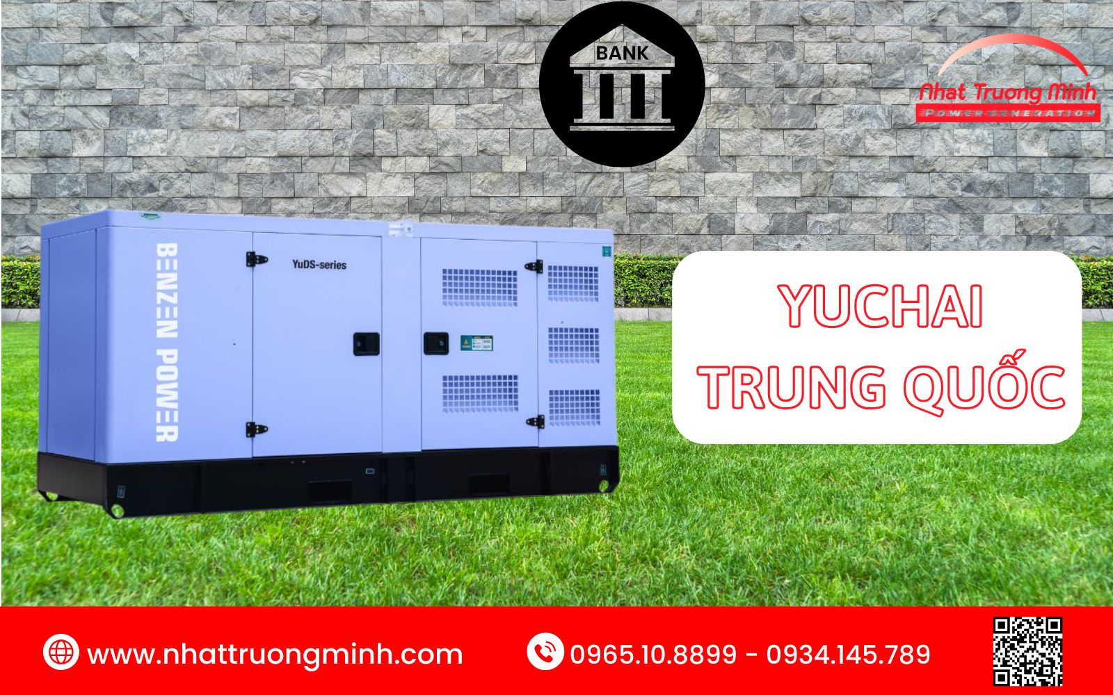 Tổng quan dòng máy phát điện Yuchai dùng cho ngân hàng