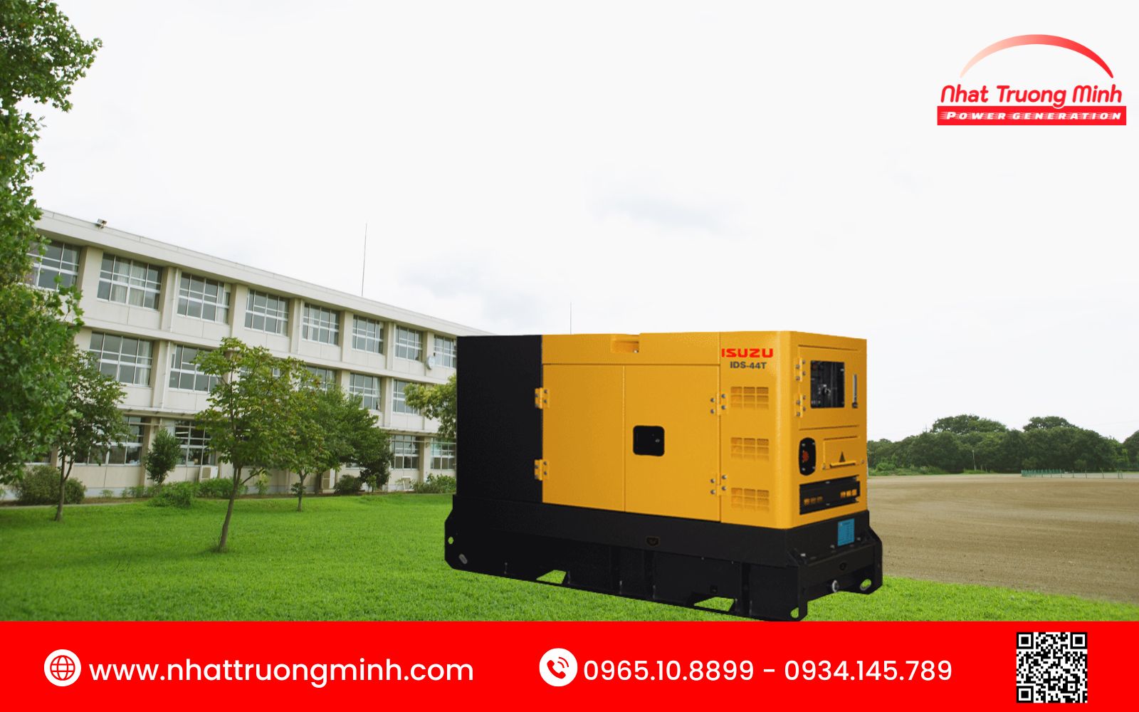 Isuzu là một trong hãng máy phát điện trường học tốt, giá thành phải chăng