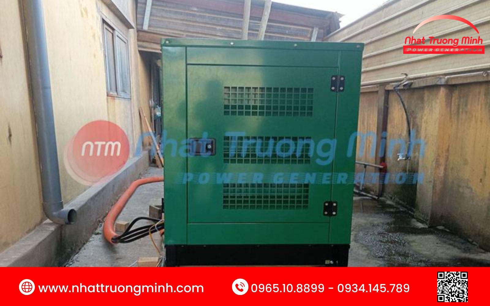 Hình ảnh dự án lắp máy phát điện Cummins 100kVA tại Nhật Trường Minh