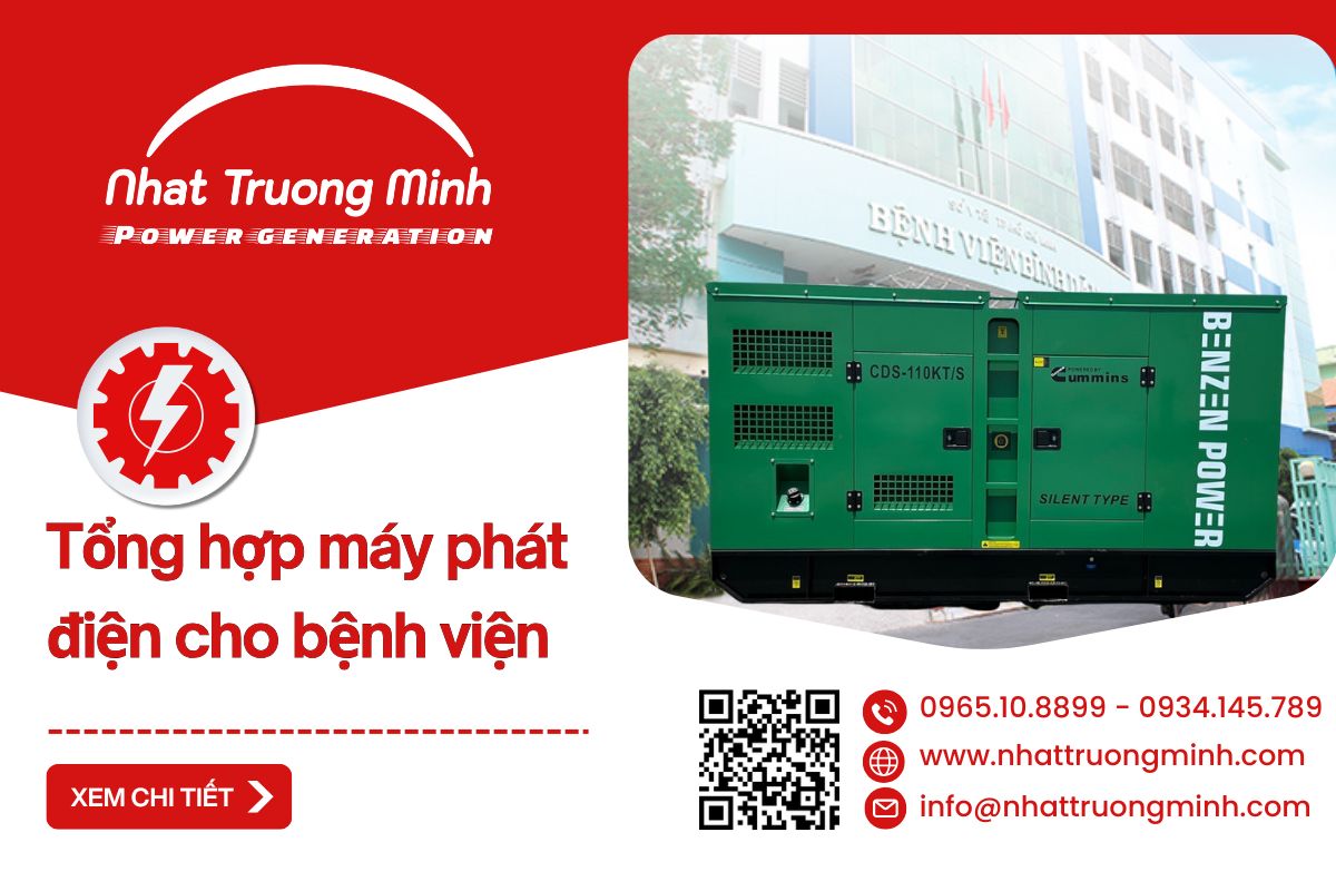 Máy phát điện cho bệnh viện