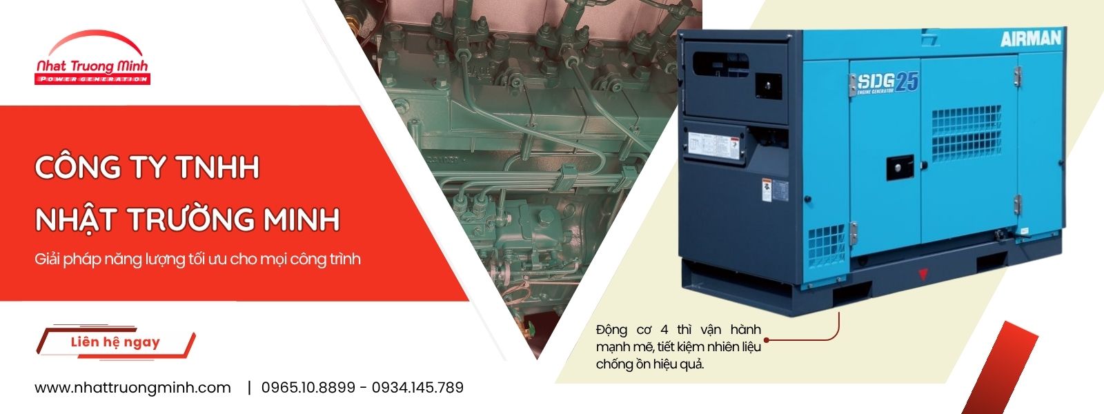 Mua máy phát điện cho container lạnh tại Nhật Trường Minh