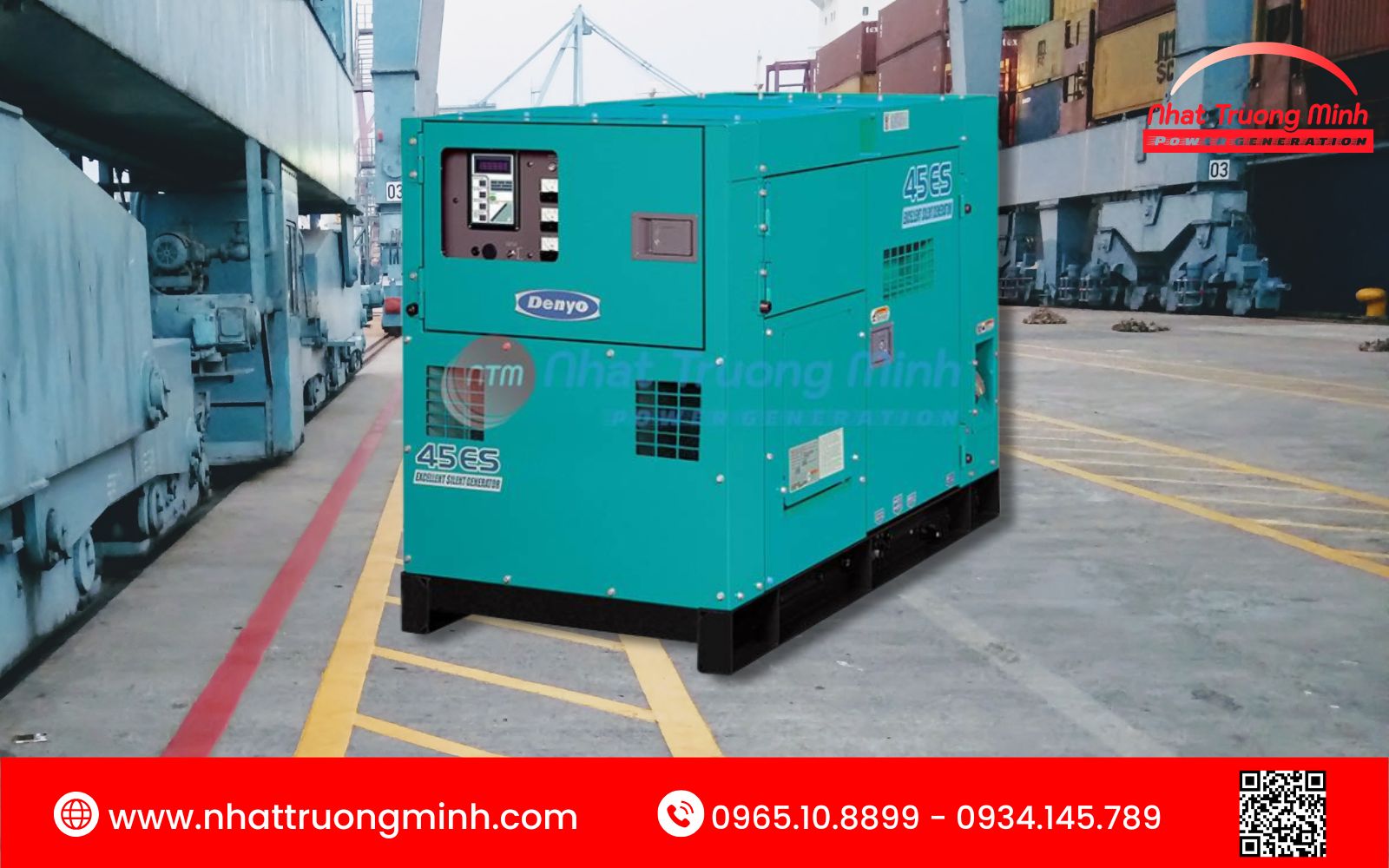 Thương hiệu máy phát điện container lạnh Denyo